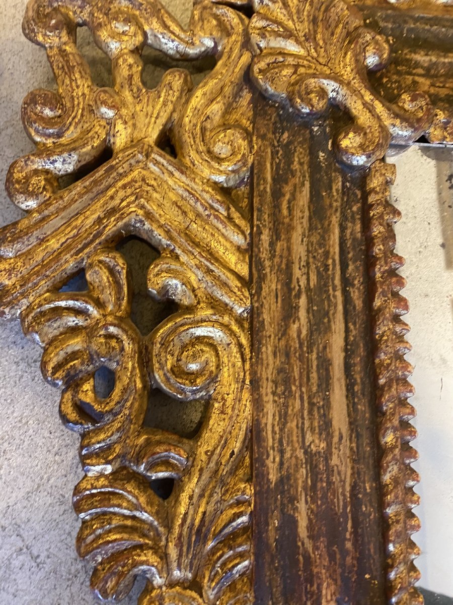 Pair Of Gilded Wood Mirrors-photo-6