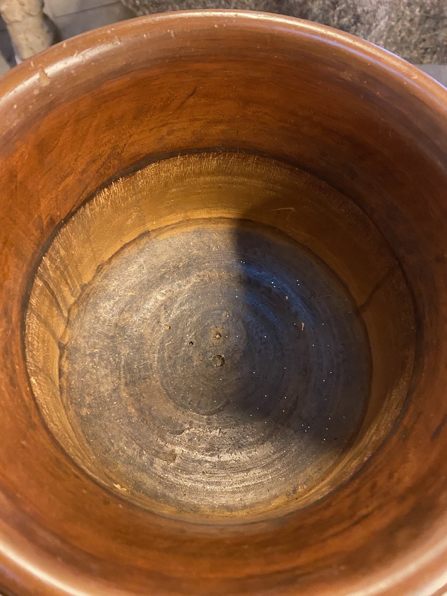 Pair Of Wooden Tobacco Jars-photo-8