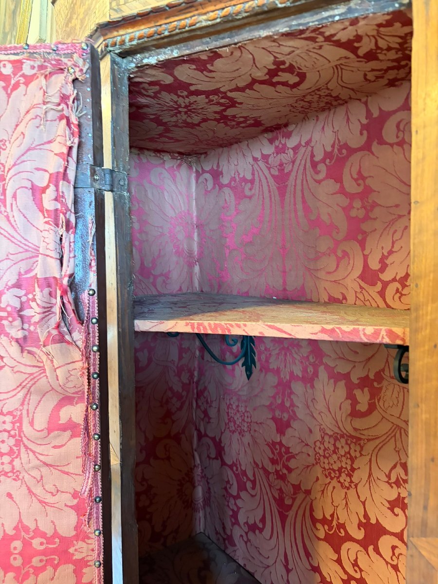 ARMOIRE AVEC MARQUETTERIE  SEC XIX-photo-2