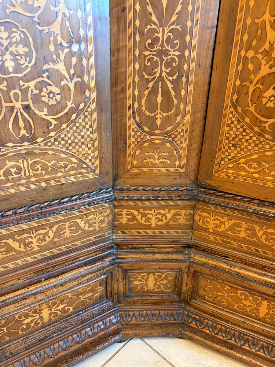 ARMOIRE AVEC MARQUETTERIE  SEC XIX-photo-6
