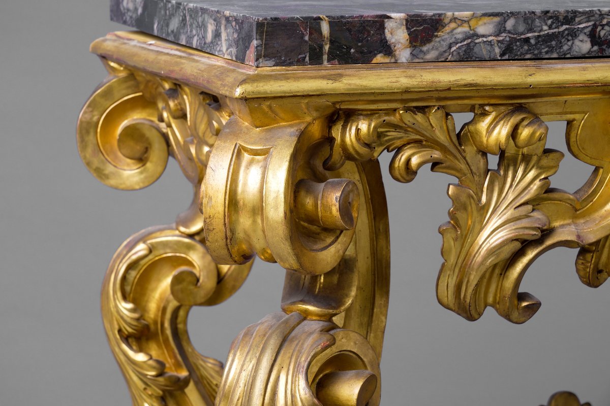 PAIRE DE GRANDES TABLES CONSOLES-photo-2