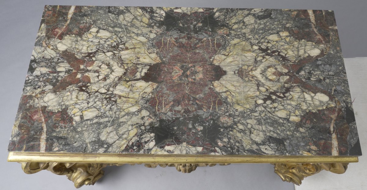 PAIRE DE GRANDES TABLES CONSOLES-photo-4