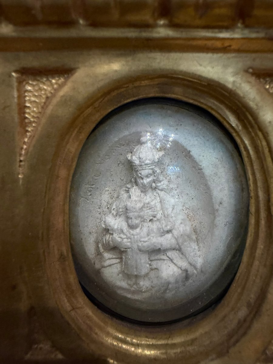 Carved And Gilded Table Mirror (psyche)-photo-3
