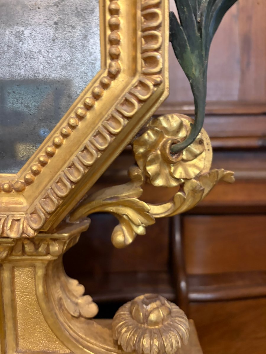 Carved And Gilded Table Mirror (psyche)-photo-4