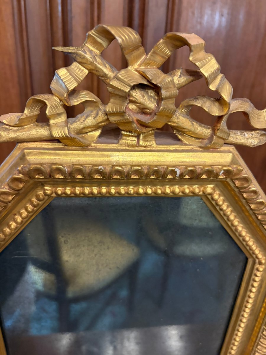 Carved And Gilded Table Mirror (psyche)-photo-2