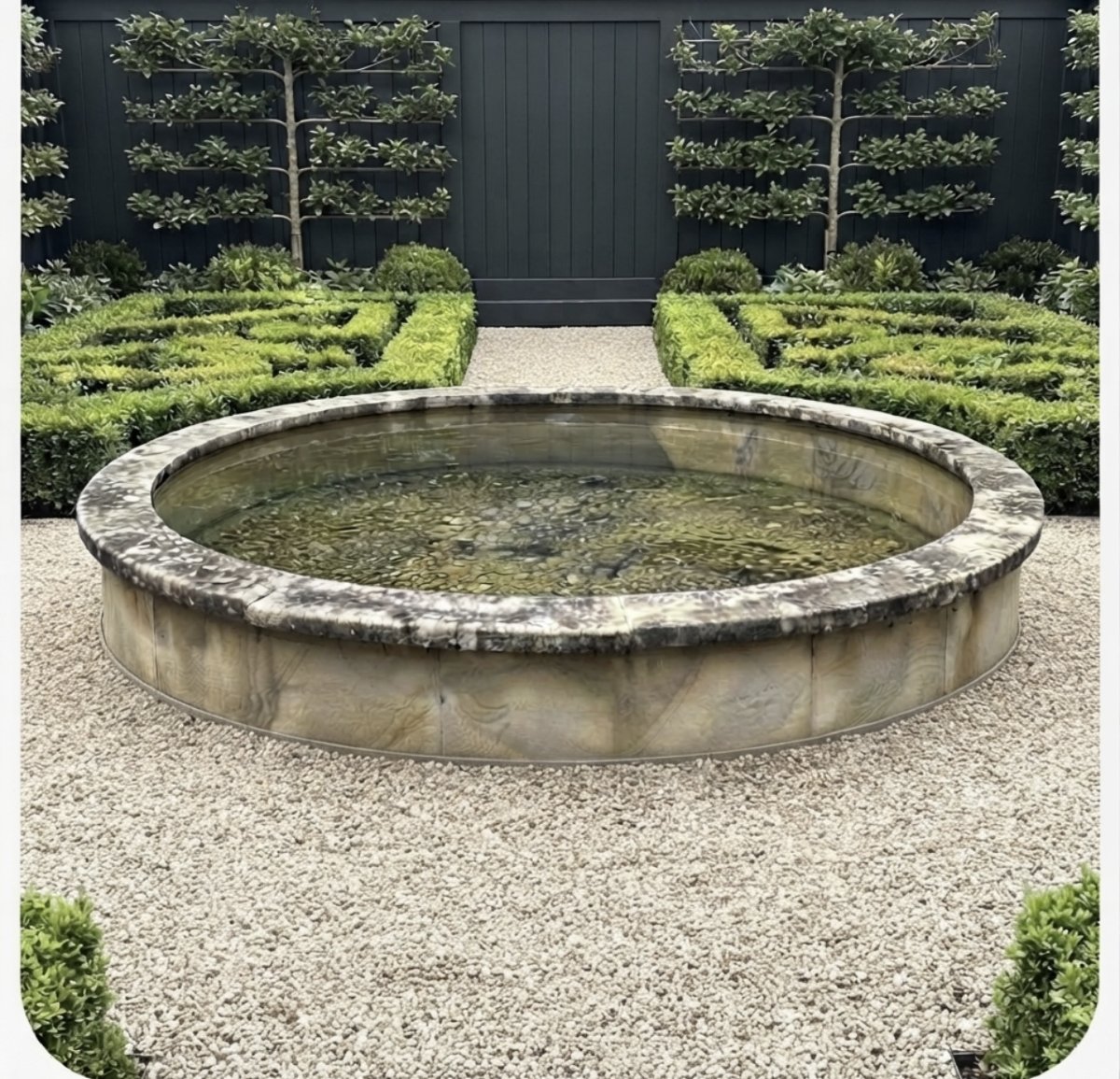 White Marble Garden Fountain