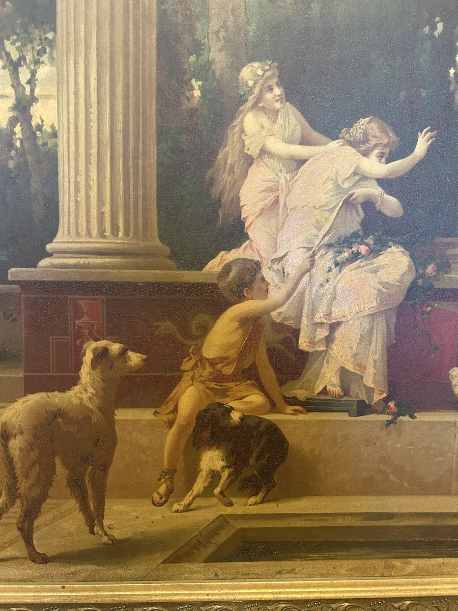 QUATRE LITHOGRAPHIES DE LA FIN DU XIXE SIÈCLE-photo-2