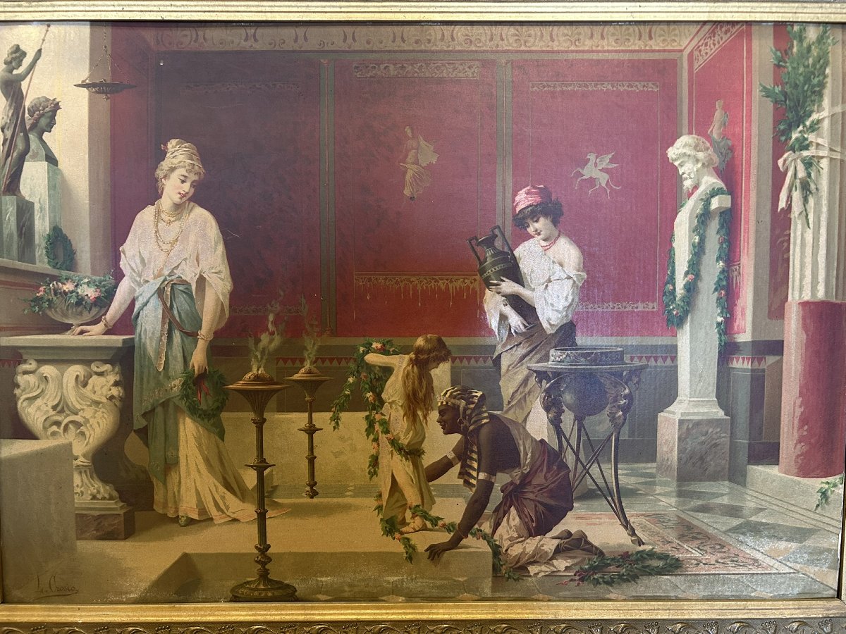 QUATRE LITHOGRAPHIES DE LA FIN DU XIXE SIÈCLE-photo-4