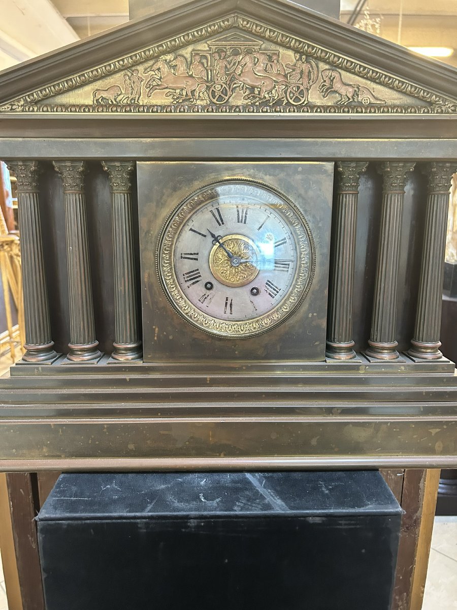 HORLOGE EN BRONZE-photo-1