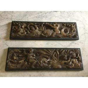 Sculpted Alabaster Plaques