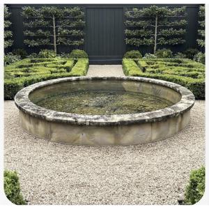 White Marble Garden Fountain
