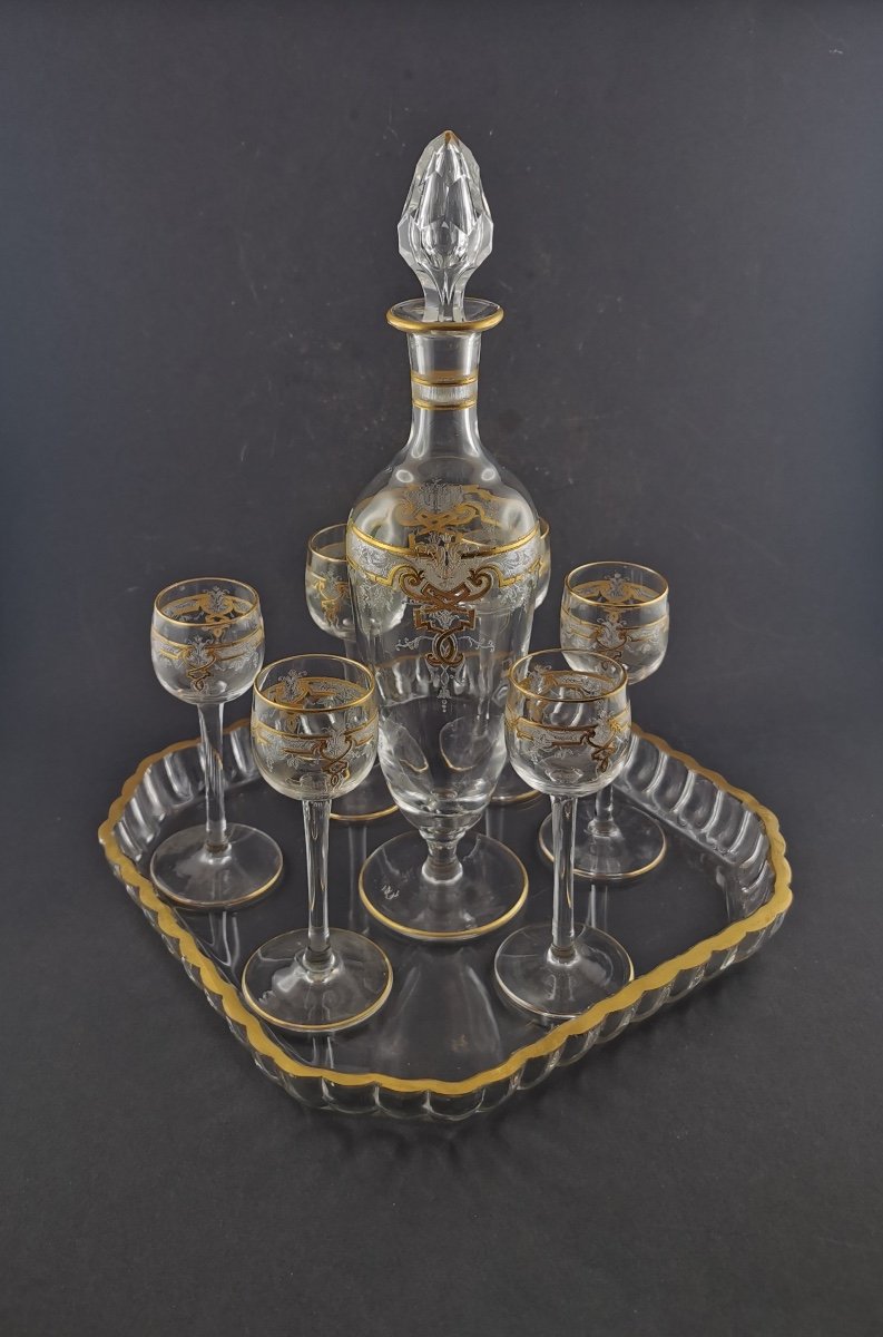 Crystal Liqueur Service From Saint Louis Late Nineteenth