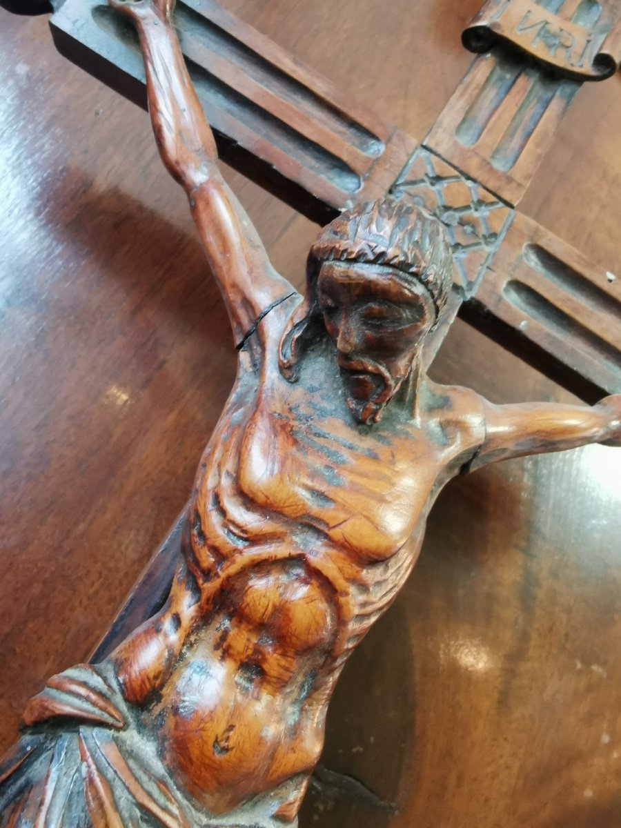Christ On The Cross Popular Art 19th Century-photo-4