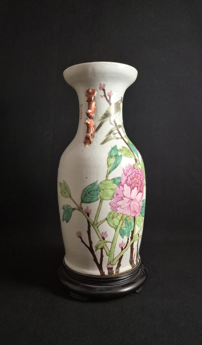 Chinese Porcelain Vase, Late 19th Century-photo-4
