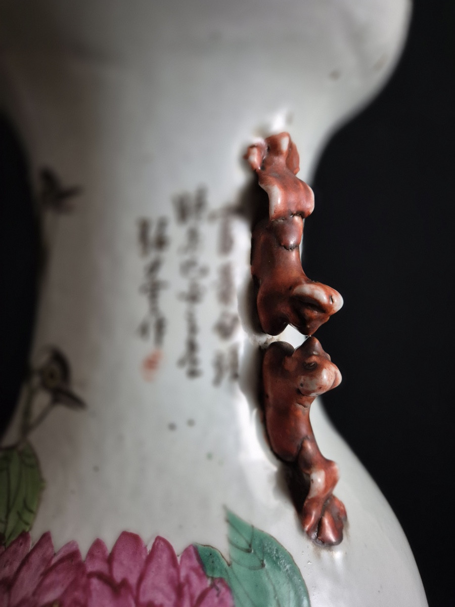 Chinese Porcelain Vase, Late 19th Century-photo-3