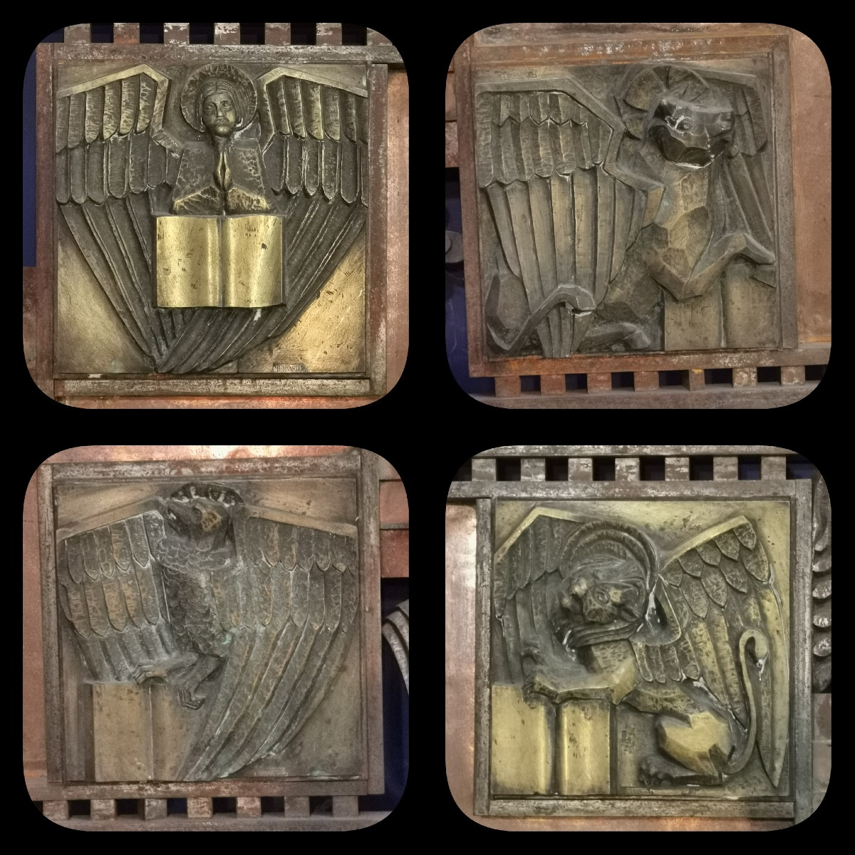 Bernardin Wrought Iron And Copper Choir Grille, Clermont Ferrand-photo-4