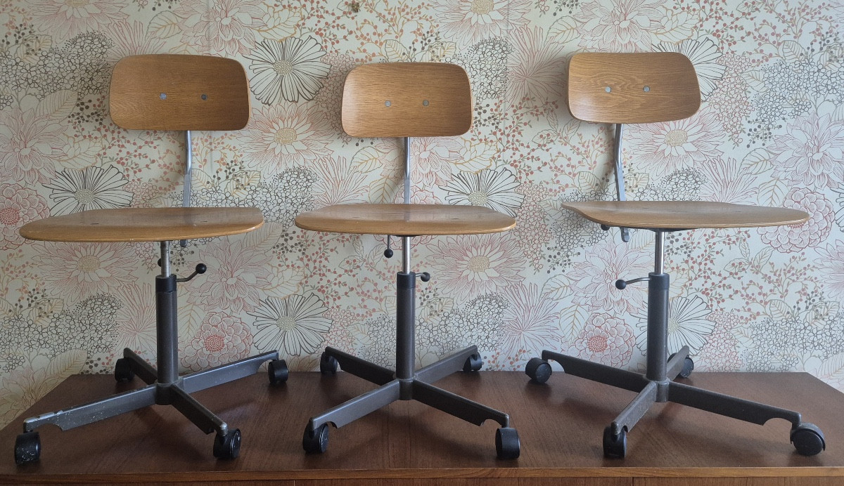 3 Office Chairs By Jorgen Rasmussen Ed Kevi 1960
