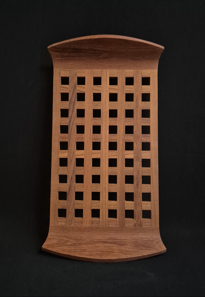 Plateau De Service Teck Design Scandinave-photo-1
