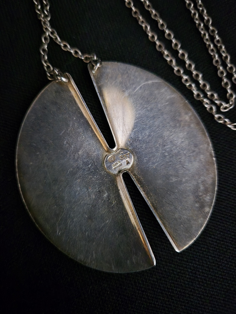 Sterling Silver Pendant By Nanna Ditzel For Jensen-photo-4