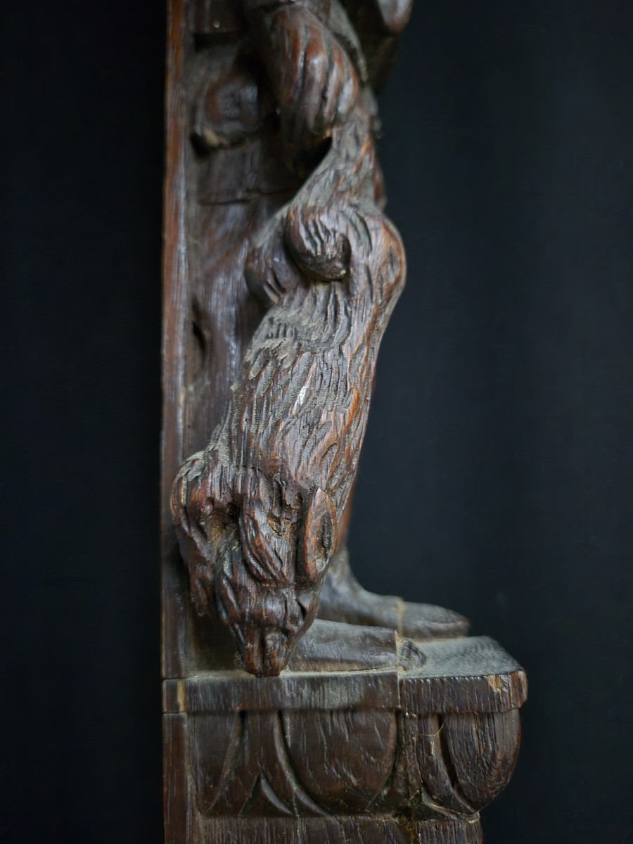 Pair Of Pilasters, Flanders 17th Century 115 Cm-photo-7