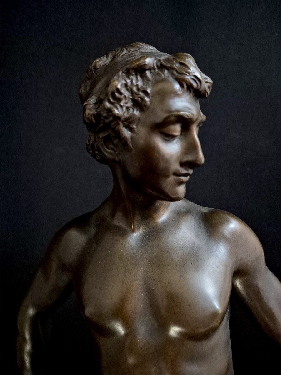 "the Belluaire" Bronze By Adrien Gaudez-photo-2