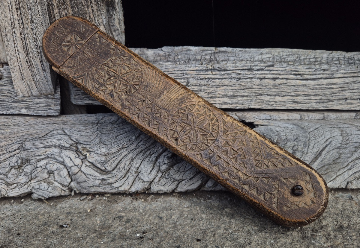 étui a rasoir art populaire Auvergne 