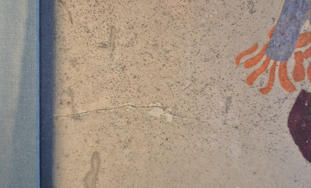 Grand pochoir costume auvergnat par Maurice BUSSET-photo-3