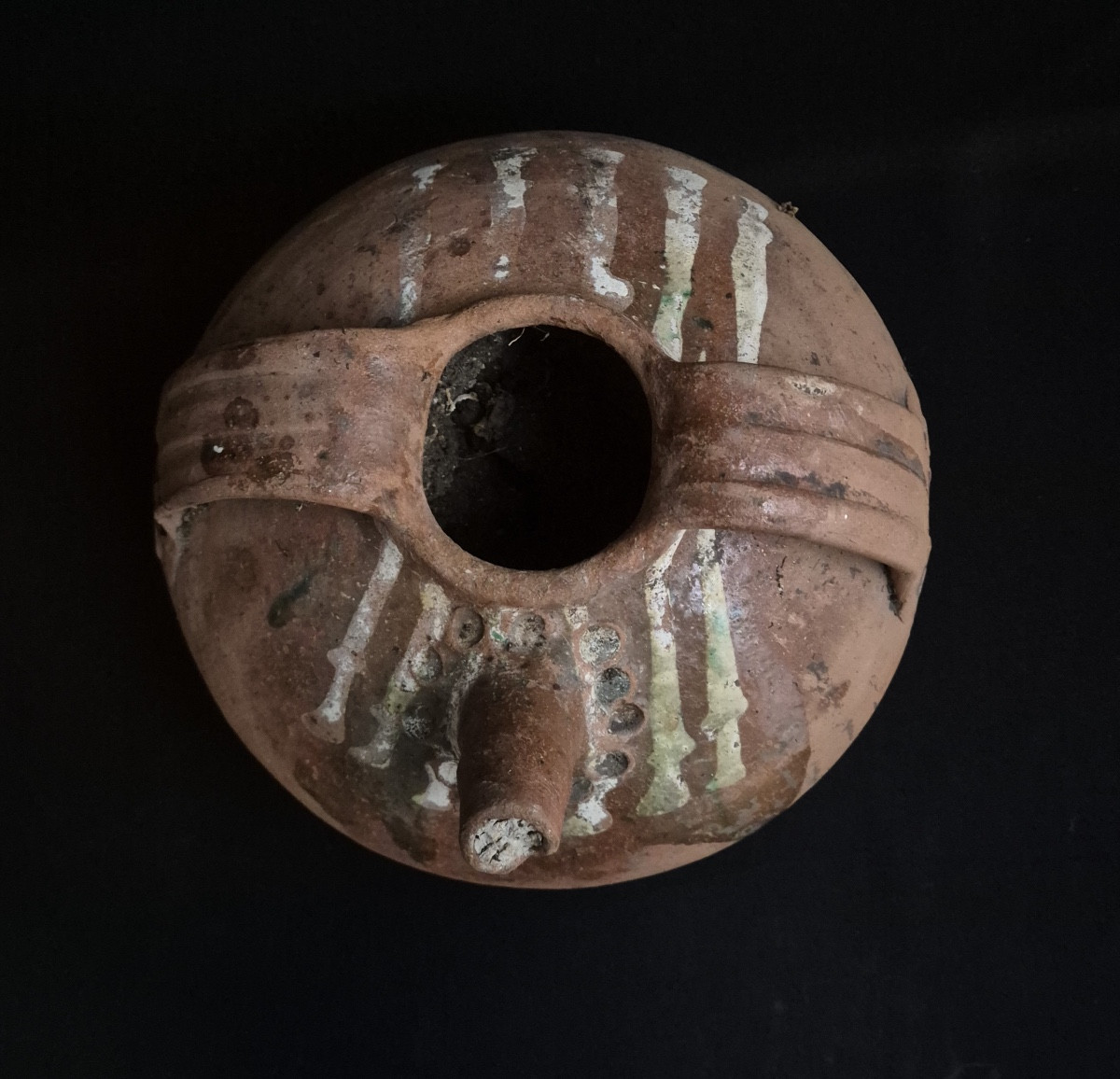 19th-century Terracotta Pottery From The Haute-loire Region-photo-2