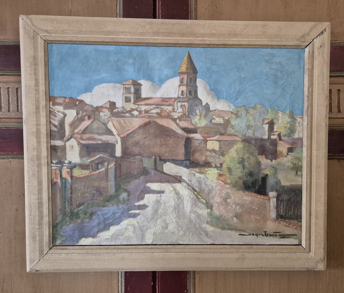 View Of Brioude By J Bouery