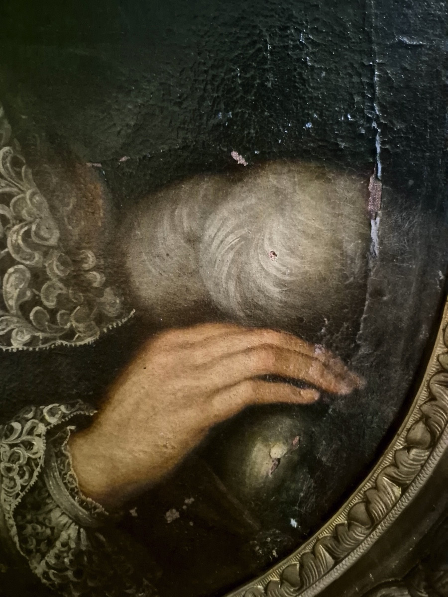 portrait d'officier en cuirasse fin XVIIe-photo-4