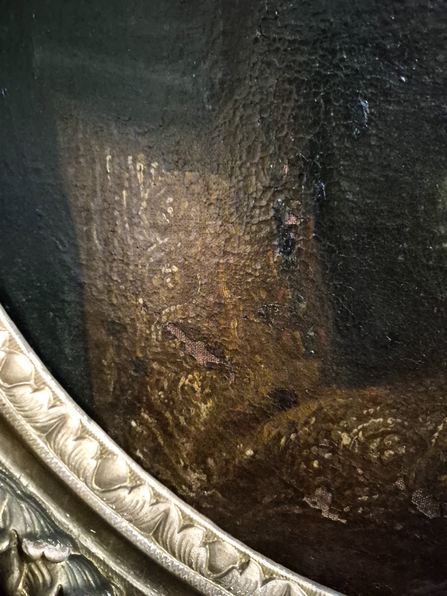 portrait d'officier en cuirasse fin XVIIe-photo-2