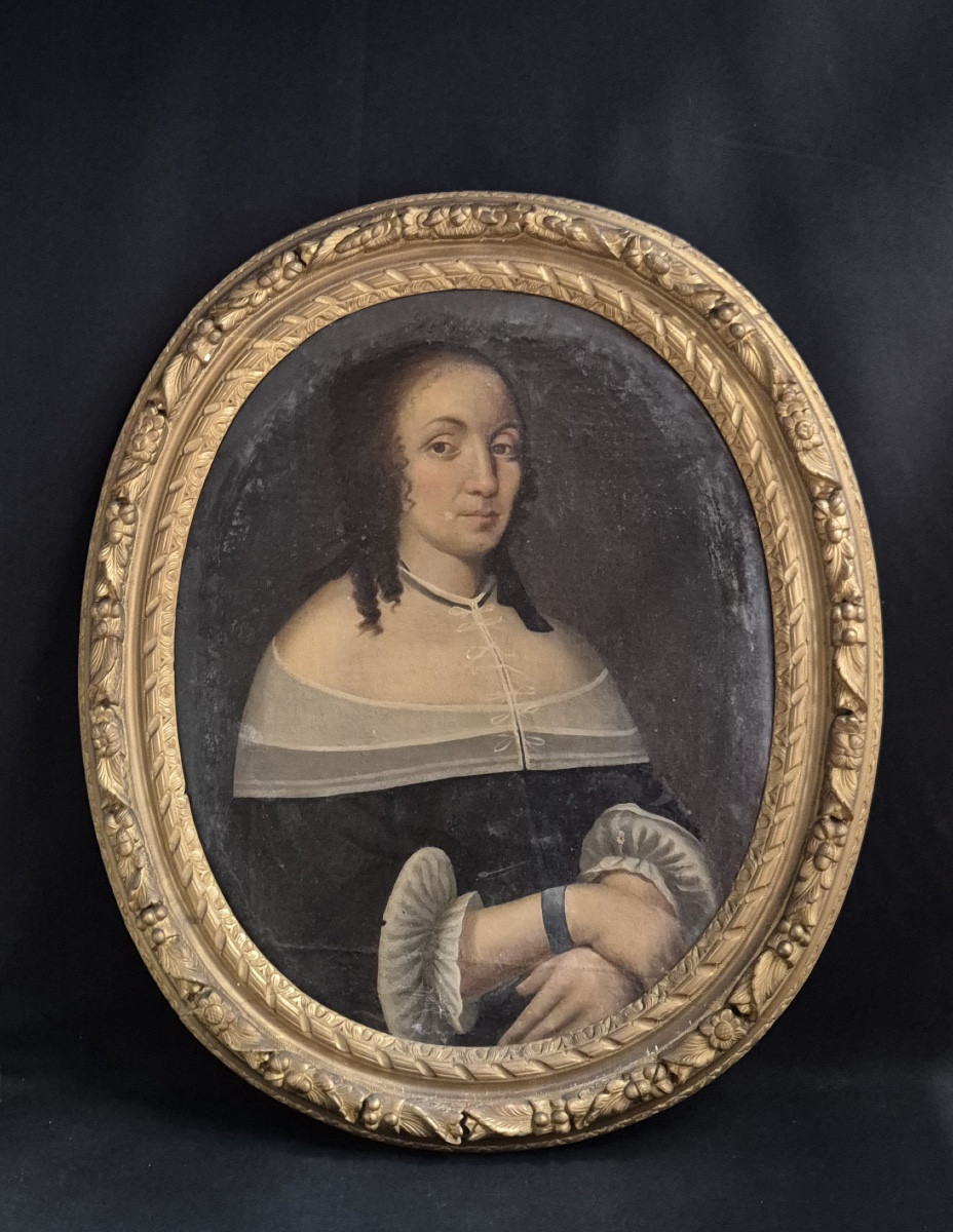 portrait d'une dame de qualité XVIIe