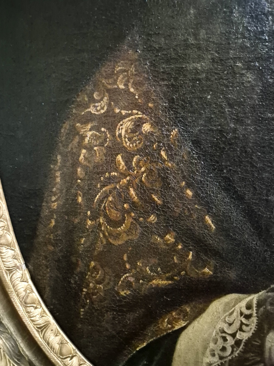 portrait d'un gentilhomme a la perruque XVIIe-photo-4