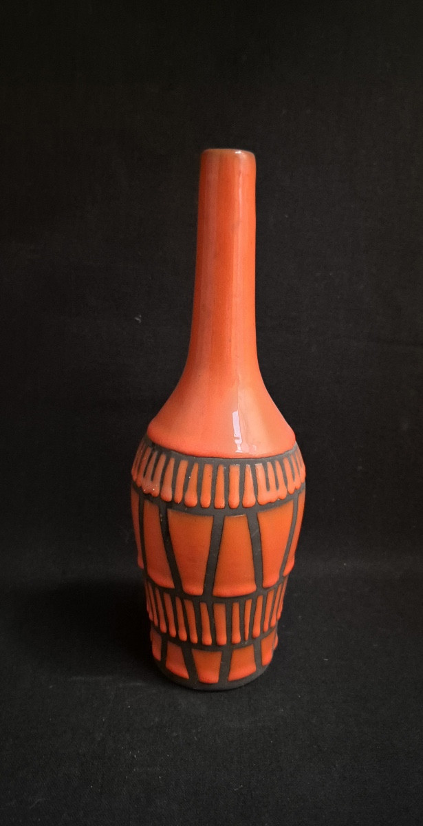 Cognac Bottle By Roger Capron, Vallauris, 1960s-photo-3