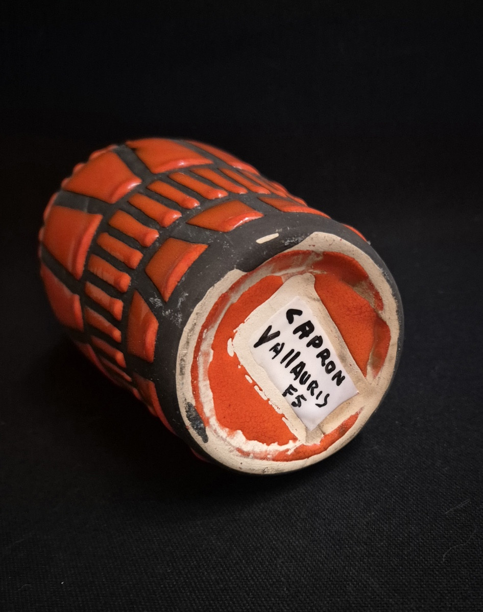 Cognac Bottle By Roger Capron, Vallauris, 1960s-photo-4