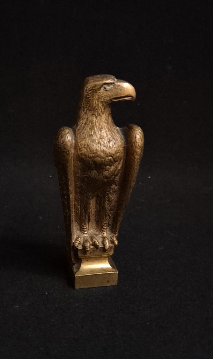 sceau en bronze ciselé aigle impérial signé MAUROY