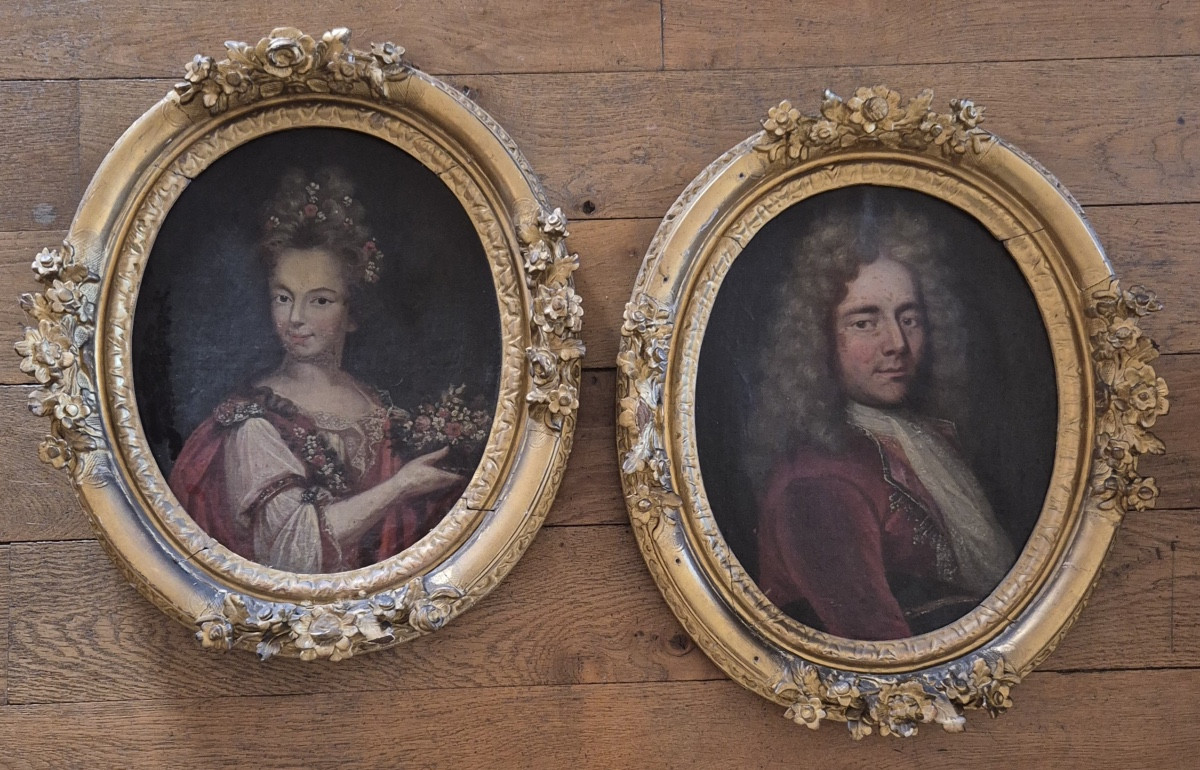 Pair Of 18th Century Portraits