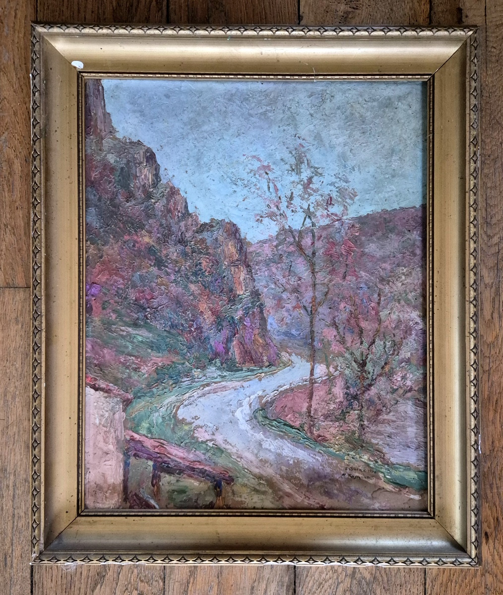 Two Oil On Cardboard 