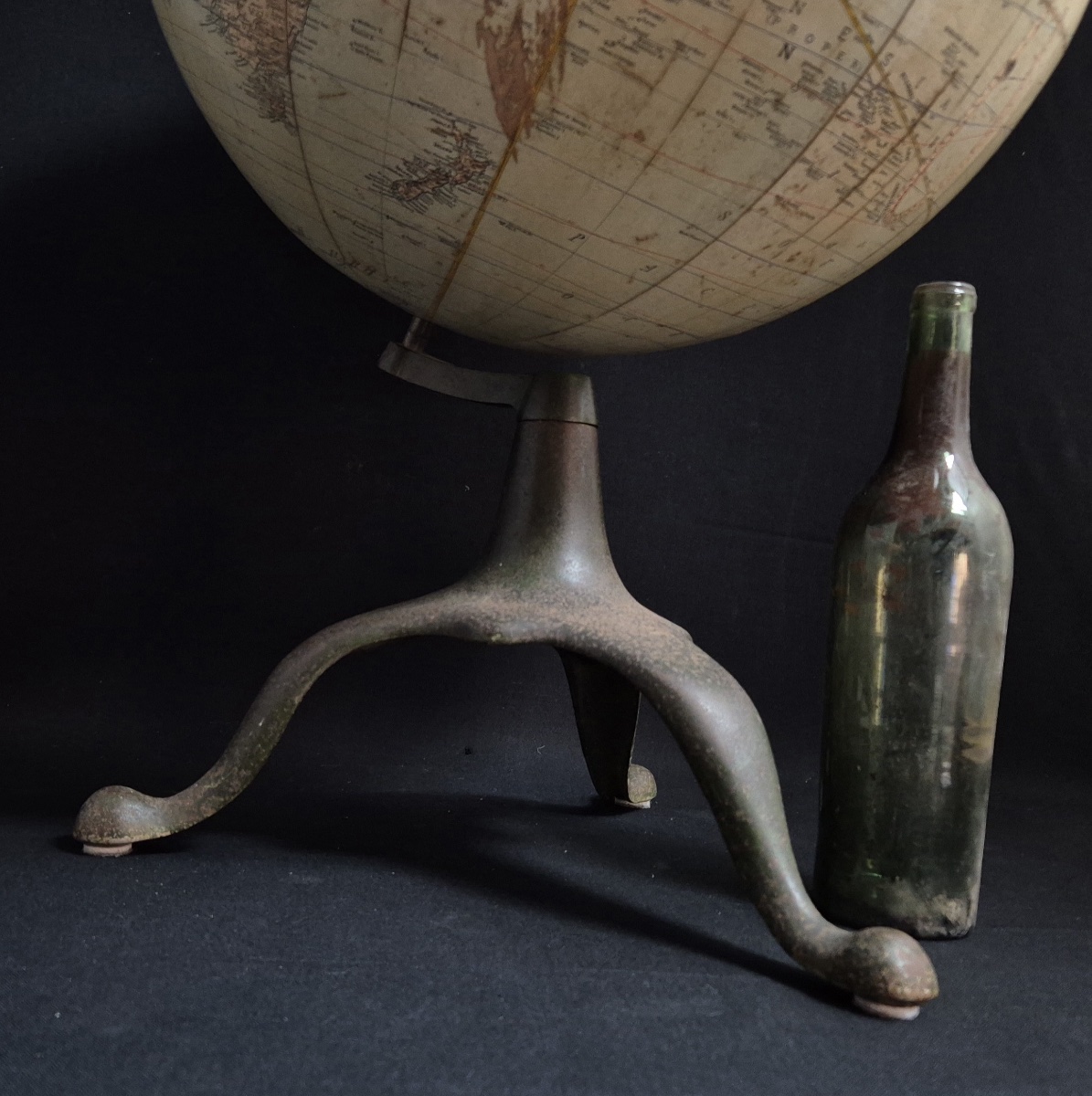 Globe terrestre de  18 pouces par Rand McNally & co cira 1900-photo-4