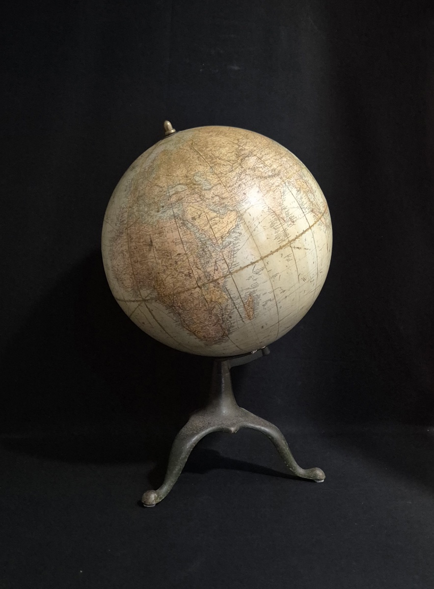 Globe terrestre de  18 pouces par Rand McNally & co cira 1900-photo-1