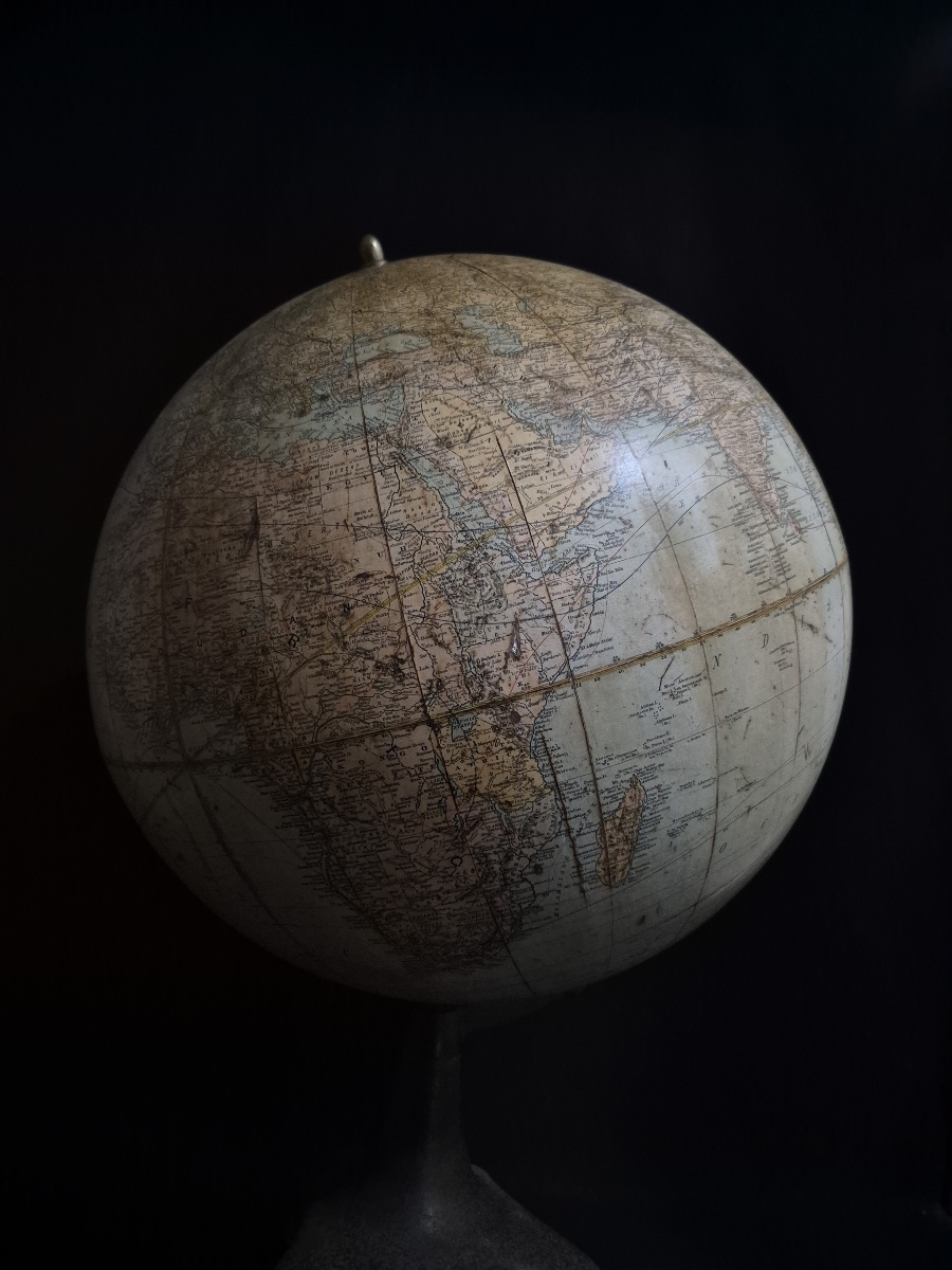 Globe terrestre de  18 pouces par Rand McNally & co cira 1900-photo-4