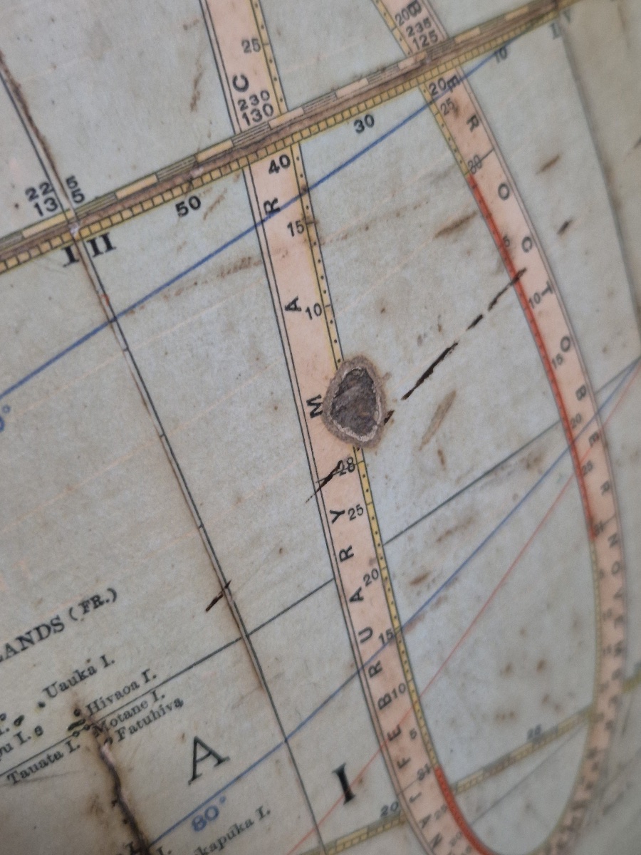 Globe terrestre de  18 pouces par Rand McNally & co cira 1900-photo-5
