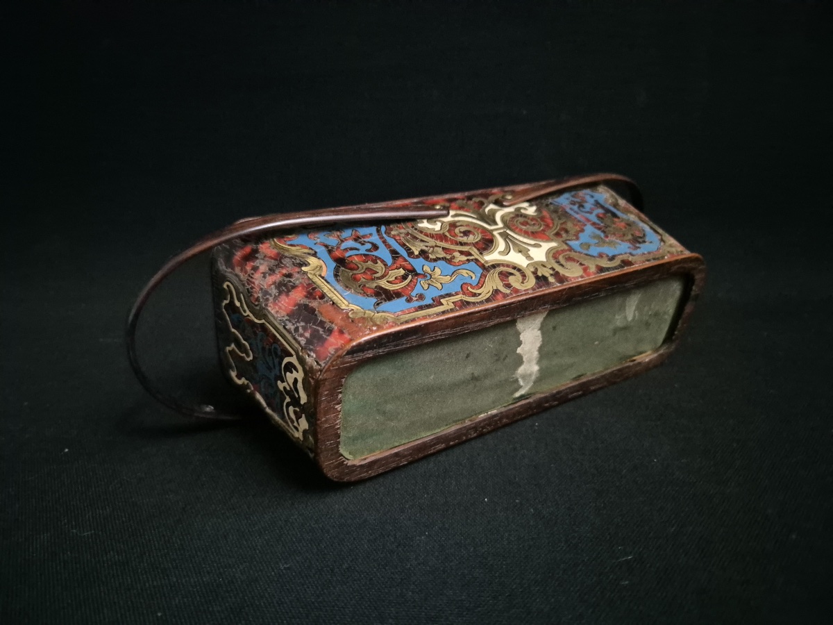  Nécessaire de Couture de Voyage en Forme de Panier – Époque Napoléon III, XIXe siècle-photo-1