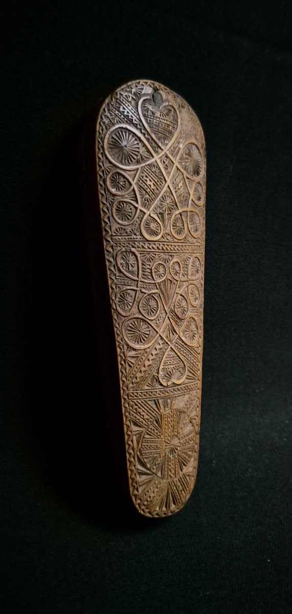 Carved Boxwood Tobacco Grater-photo-2