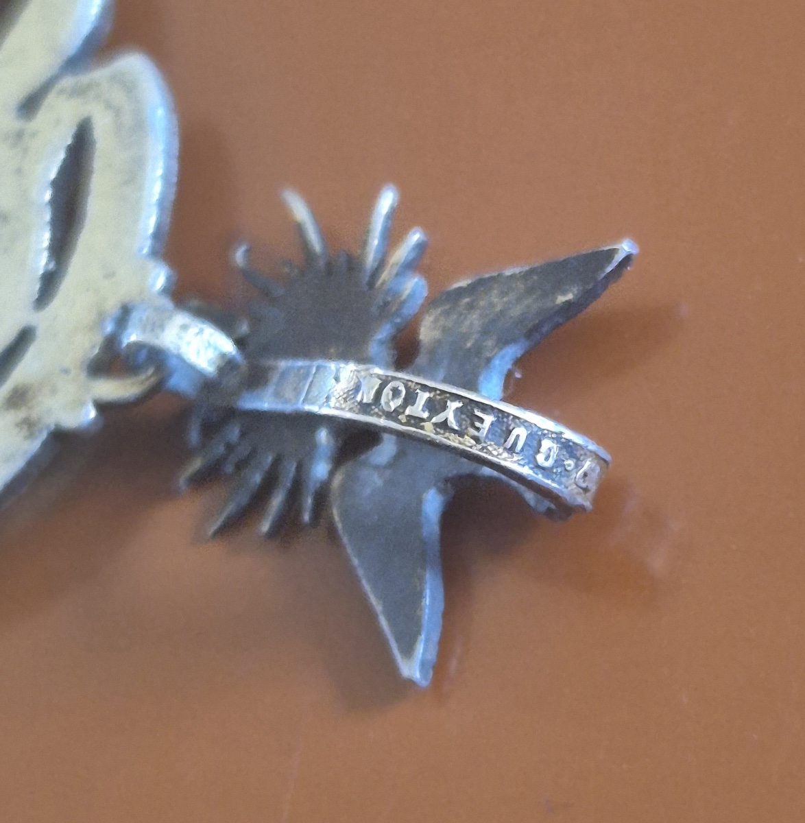 Communion And Baptism Medal, Enamel, 1877, By M. Gueyton-photo-2