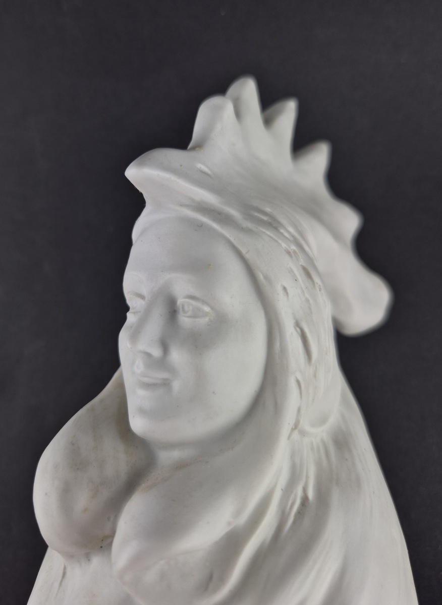 Coq Anthropomorphe en Biscuit de Porcelaine  Fin XIXe siècle-photo-6
