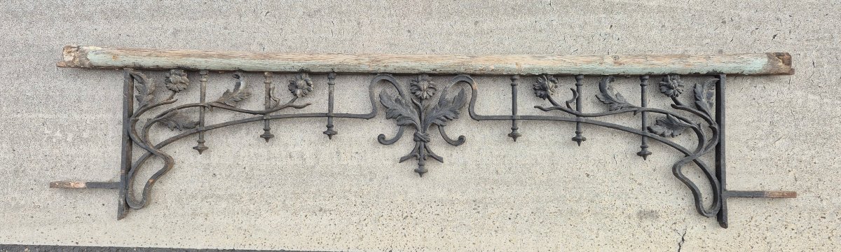  6 garde-corps d'appui de fenêtre Art Nouveau  Circa 1900