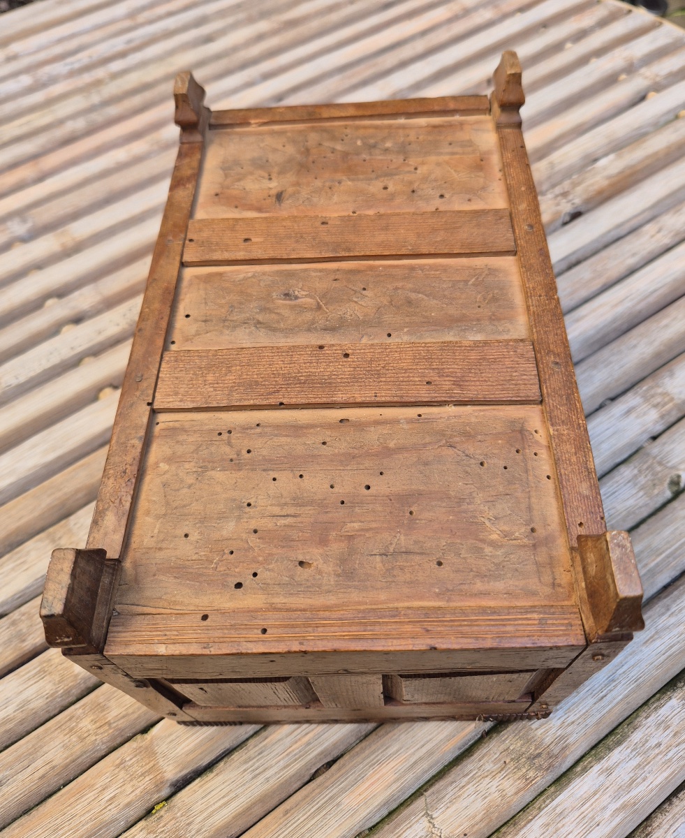 Wedding Chest  Traditional Savoie Folk Art-photo-4