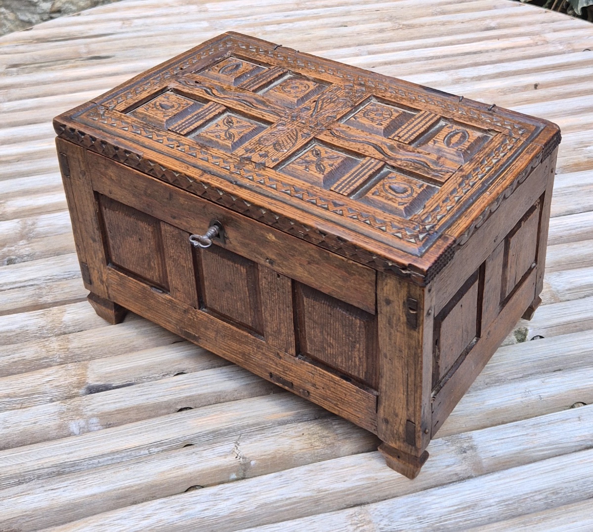 Wedding Chest  Traditional Savoie Folk Art
