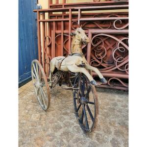 Tricycle On Horse End XIX Th 90 Cm